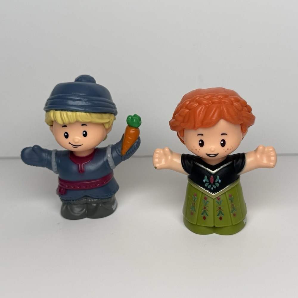 Fisher Price Little People Figure Toy Frozen Anna Kristoff Princess DisneyMattel